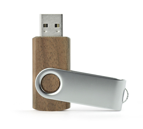 TWISTER WALNUT 8 GB USB flash drive