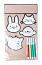 Varnils colouring sticker set