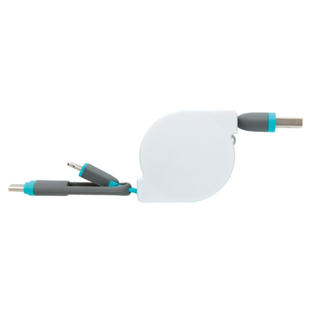  3-in-1 retractable cable