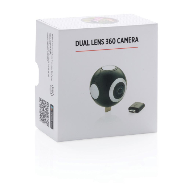  360 kamera s dvostrukom lećom