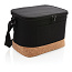  Two tone cooler bag with cork detail