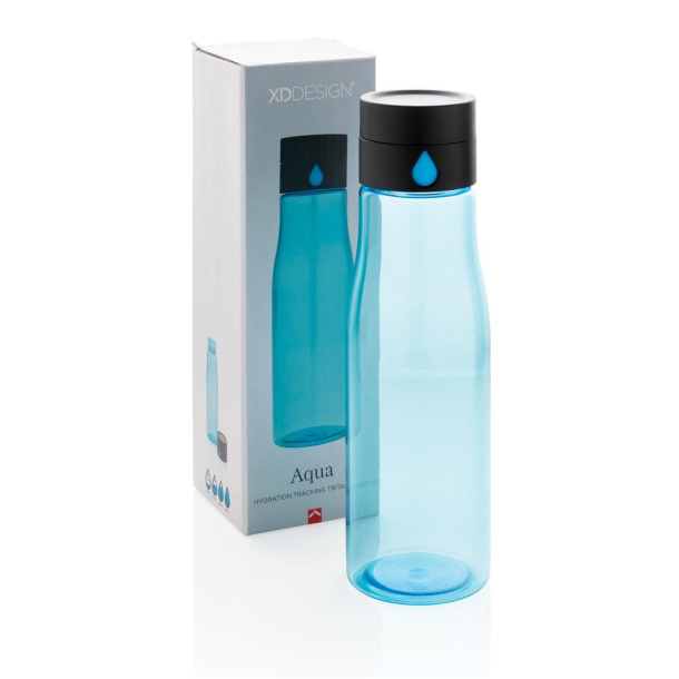  Aqua hydration tracking tritan bottle