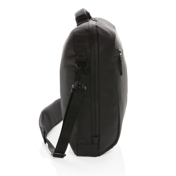  Fashion black 15.6" laptop bag PVC free
