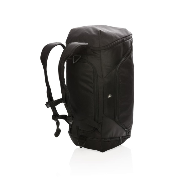 Swiss Peak RFID sports duffle & backpack