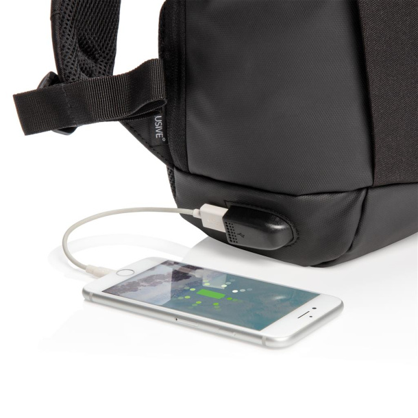  Madrid anti-theft RFID USB laptop backpack PVC free