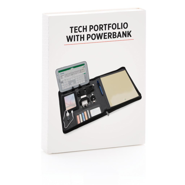  Tech portfolio with powerbank