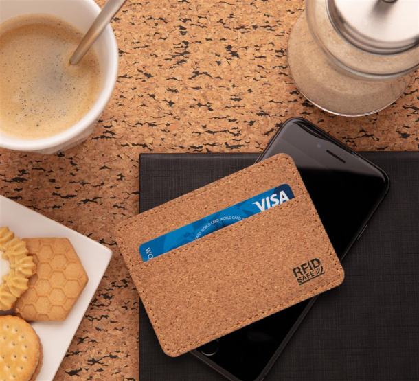  ECO cork secure RFID slim wallet