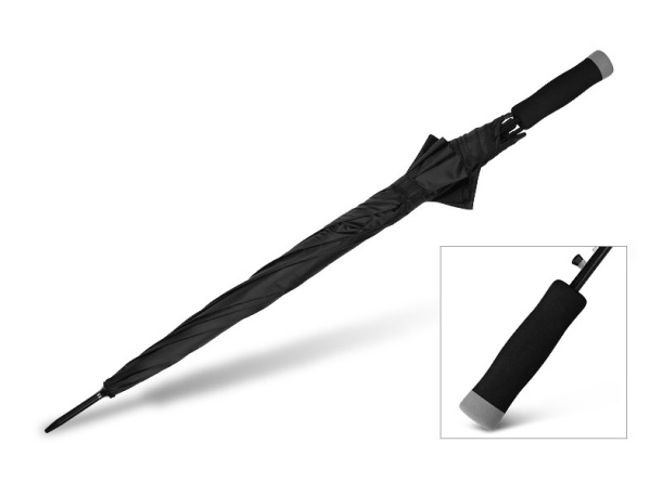 ROSSI umbrella with automatic opening black - CASTELLI