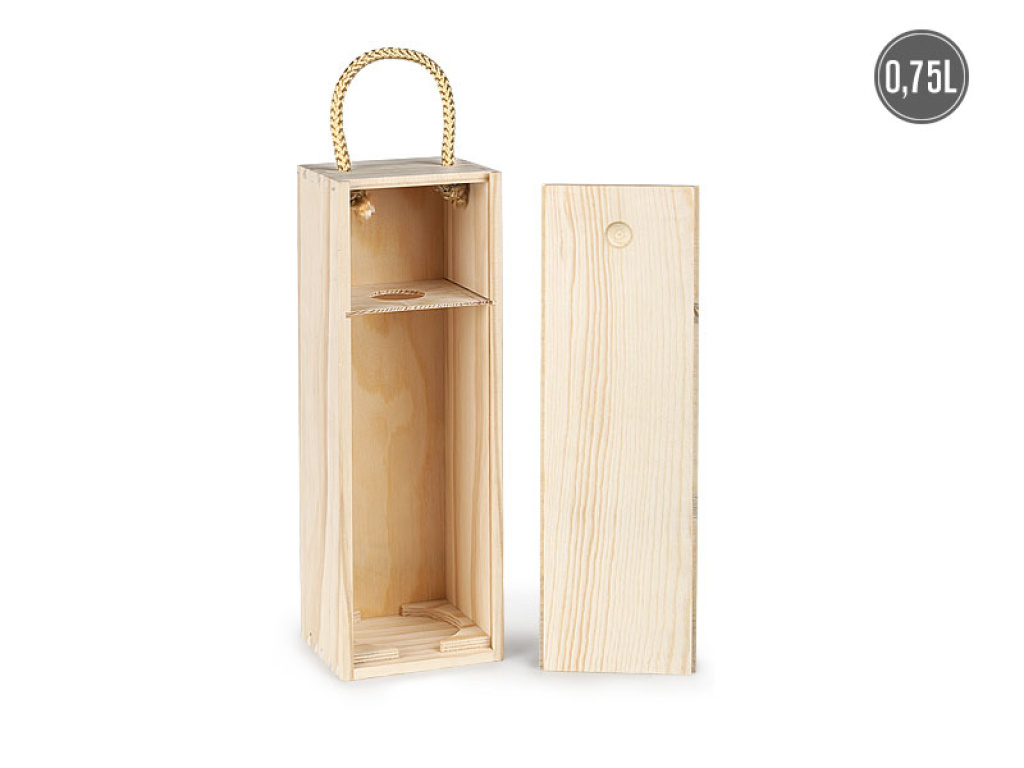 BORDO Wooden gift box for bottle 41.036.71 Promoshop