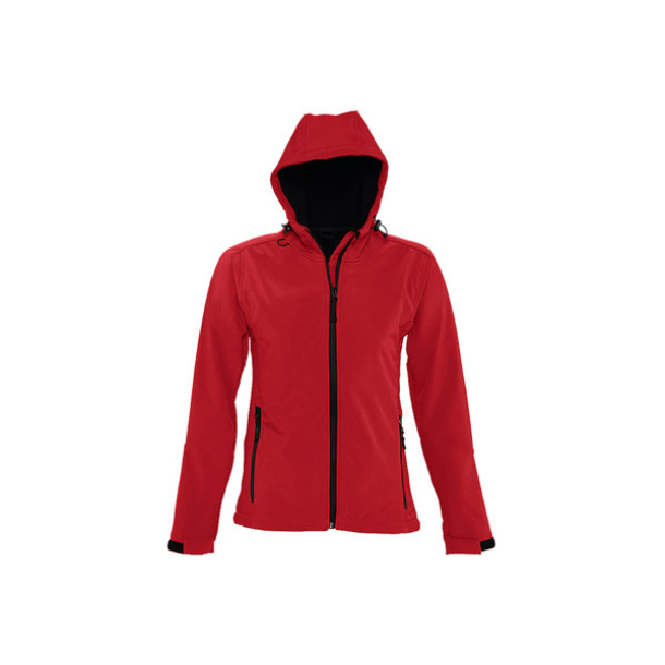 PROTECT WOMEN softshell hooded jacket for women - EXPLODE