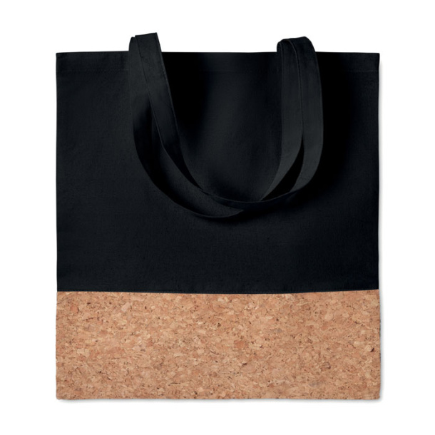 ILLA TOTE torba za kupovinu s detaljima od pluta, 160 g/m²