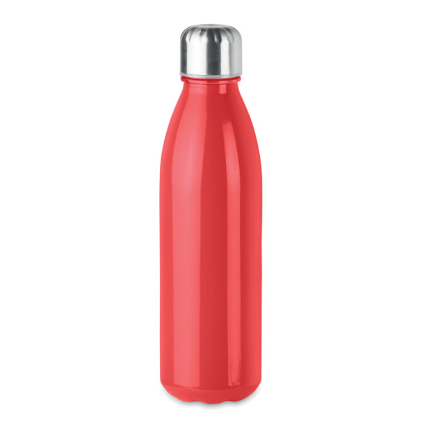 Glass drinking shop bottle
