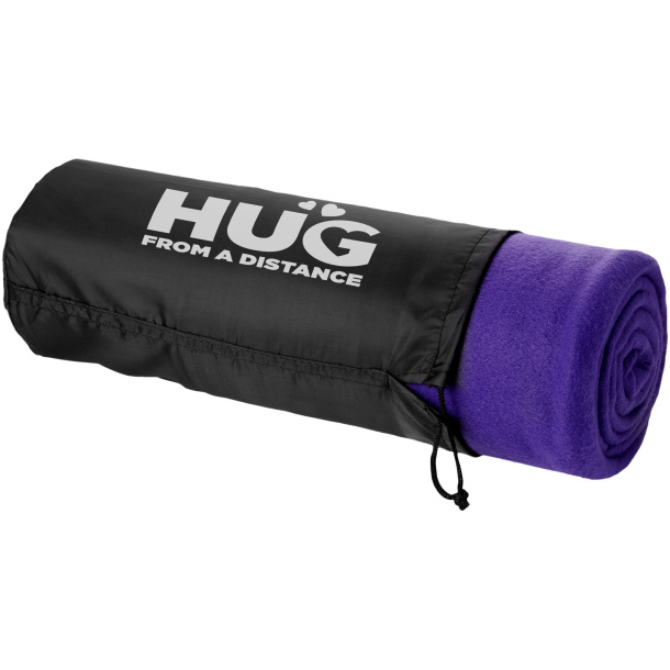 Huggy pokrivač od flisa sa torbicom