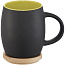 Hearth 400 ml ceramic mug with wooden coaster - Unbranded