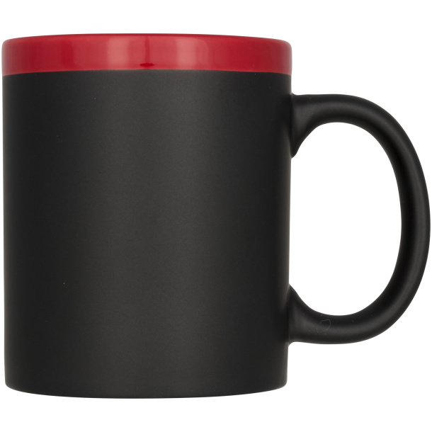 Chalk-write 330 ml ceramic mug - Bullet