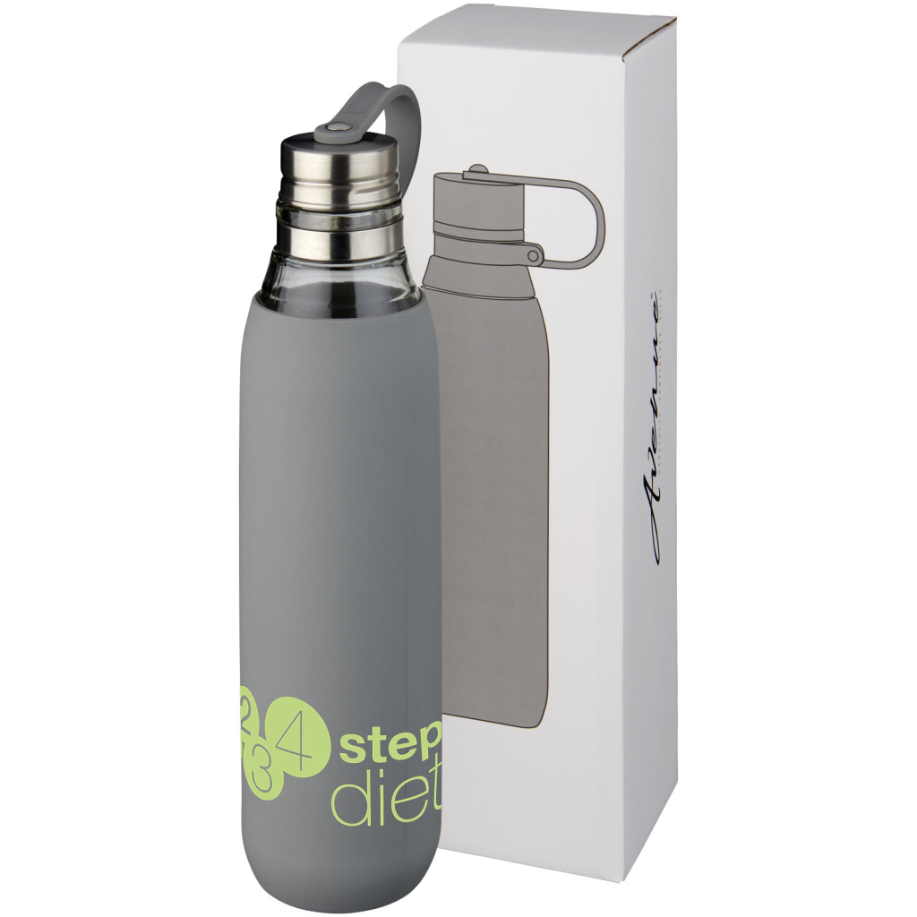Oasis 650 ml glass sport bottle 10059100 Promoshop