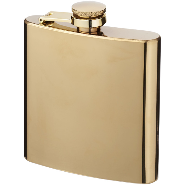 Elixer 175 ml gold hip flask - Bullet