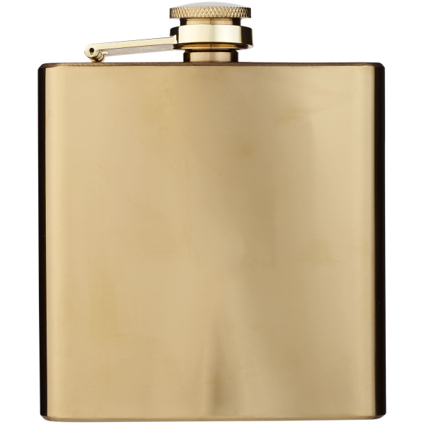 Elixer 175 ml gold hip flask - Bullet