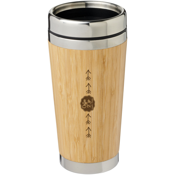 Bambus 450 ml tumbler with bamboo outer - Bullet