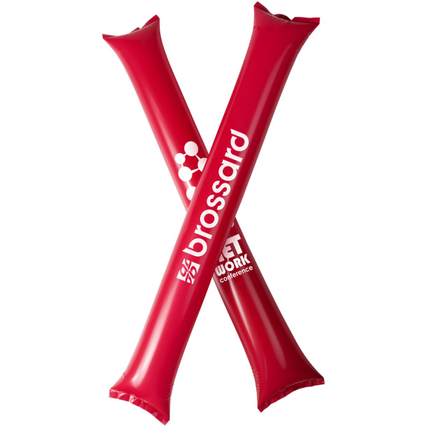 Cheer 2-piece inflatable cheering sticks - Unbranded
