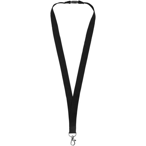 Dylan cotton lanyard with safety clip - Unbranded