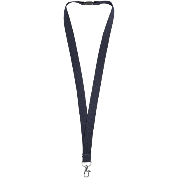 Dylan cotton lanyard with safety clip