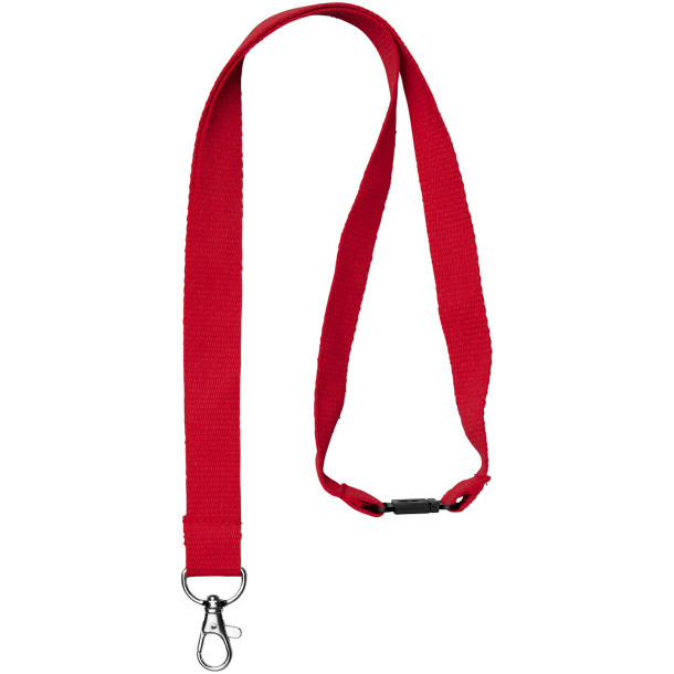 Dylan cotton lanyard with safety clip - Unbranded