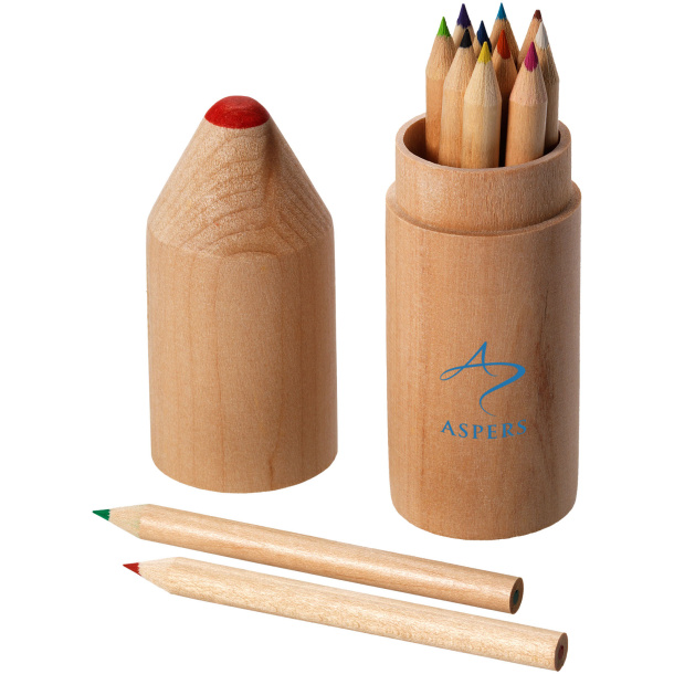 Bossy 12-piece coloured pencil set - Unbranded