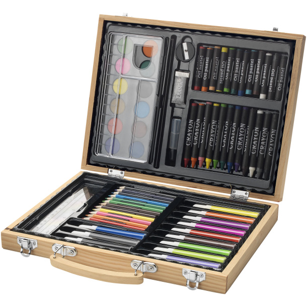Rainbow 67-piece colouring set - Unbranded