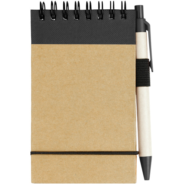 Zuse A7 recycled jotter notepad with pen - Unbranded