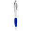 Nash ballpoint pen silver barrel and coloured grip - Unbranded