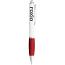 Nash ballpoint pen white barrel and coloured grip - Unbranded