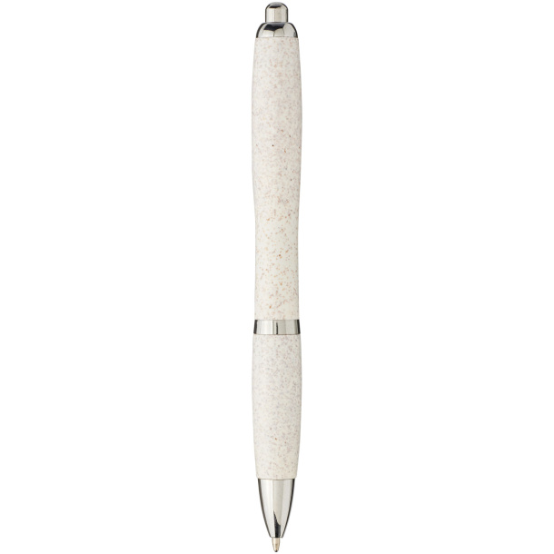 Nash wheat straw chrome tip ballpoint pen - Unbranded