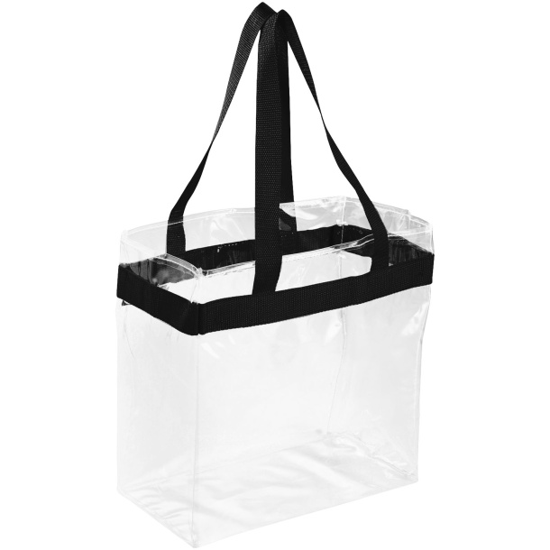 Transparent bag black sales