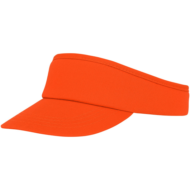 Visor hat with shop lights