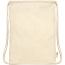 Orissa 100 g/m² GOTS organic cotton drawstring backpack - Unbranded