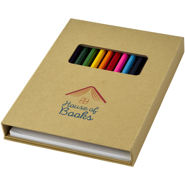 Pablo colouring set with drawing paper - Unbranded
