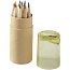 Hef 12-piece coloured pencil set with sharpener - Unbranded