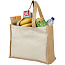 Varai 320 g/m² canvas and jute shopping tote bag - Unbranded