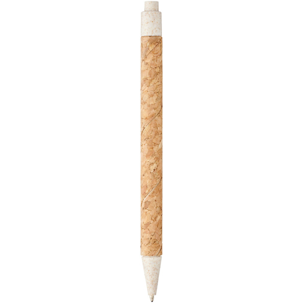 Midar cork and wheat straw ballpoint pen - Unbranded