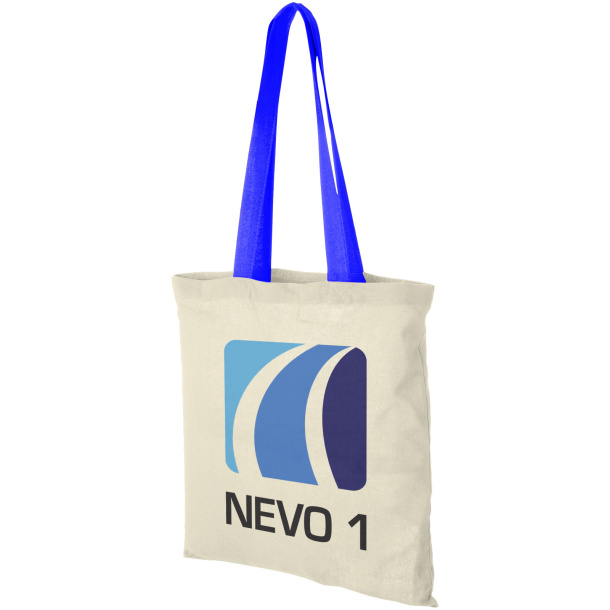 Nevada pamučna tote torba s ručkama u boji, 100 g/m²