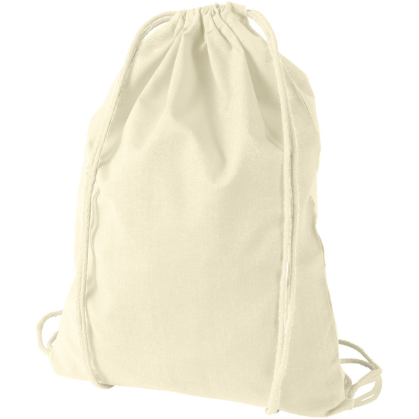 Oregon 100 g/m² cotton drawstring backpack - Unbranded