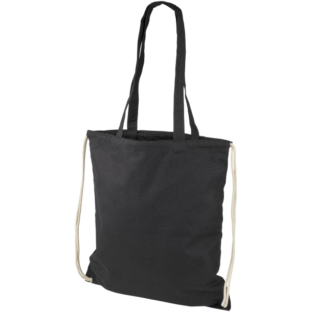 Eliza 240 g/m² cotton drawstring backpack - Unbranded