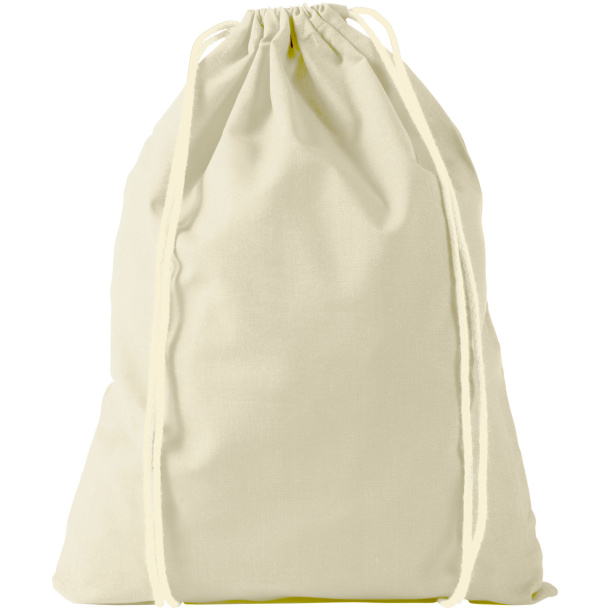 Oregon 100 g/m² cotton drawstring backpack - Unbranded