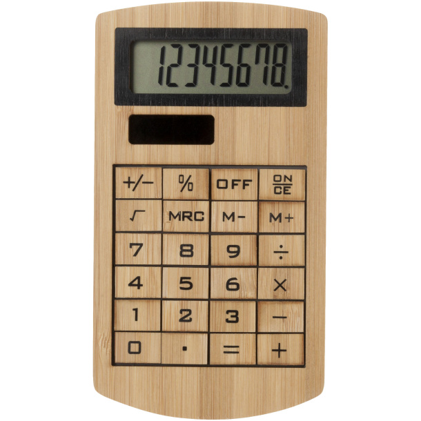 Eugene calculator made of bamboo - Unbranded