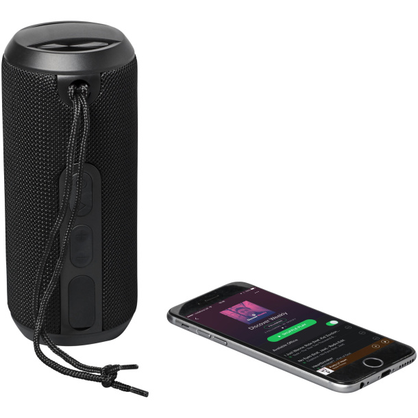 Rugged fabric waterproof Bluetooth® speaker - Avenue