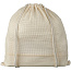 Maine mesh cotton drawstring backpack - Unbranded