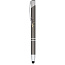 Moneta anodized aluminium click stylus ballpoint pen - Unbranded