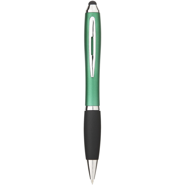 Nash coloured stylus ballpoint pen with black grip - Unbranded