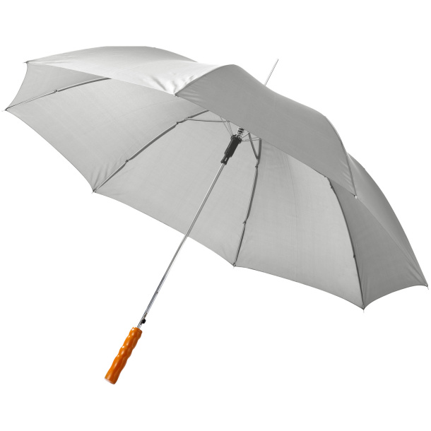 Lisa 23" auto open umbrella with wooden handle - Unbranded